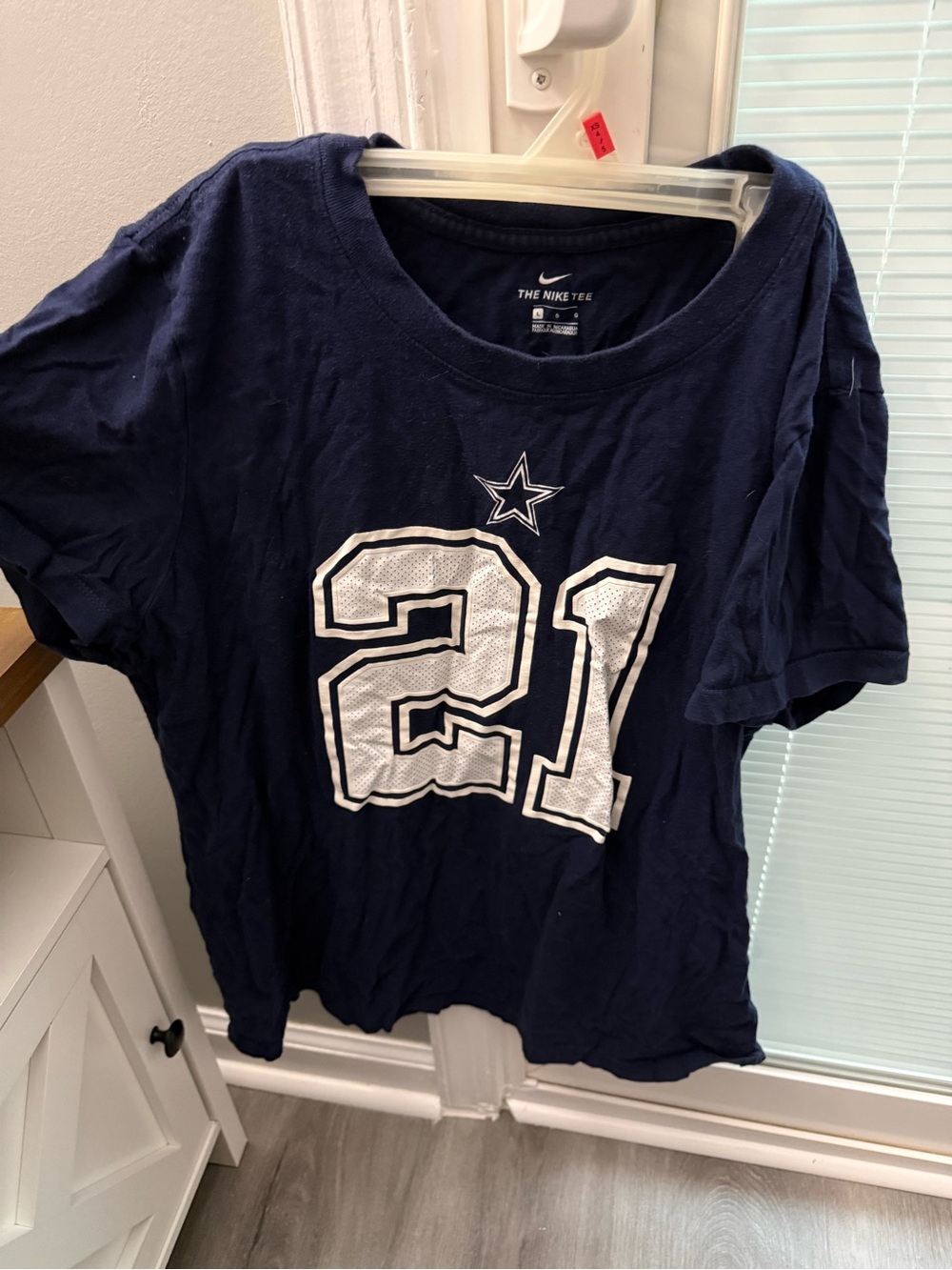 Nike Navy Dallas Cowboys #21 Football T-Shirt